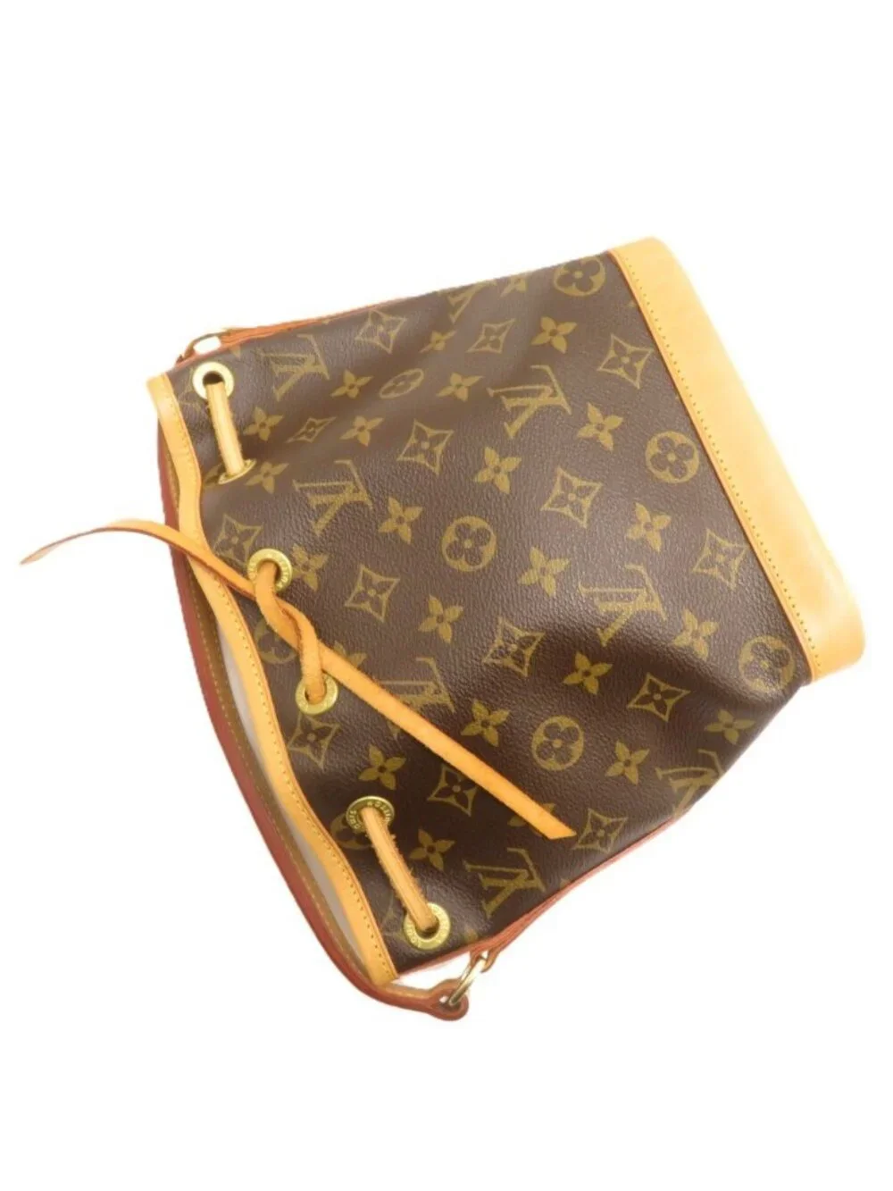 Louis Vuitton Mini Noe Monogram Handbag Canvas Brown